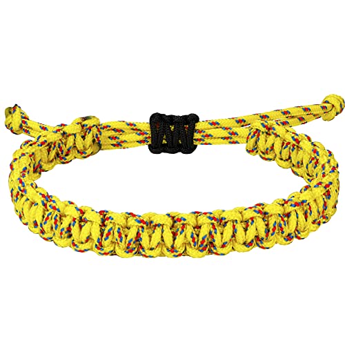 JENDEAR SHINE Nautisches Seil-Armband für Herren, Handgeflochtenes Paracord-Faden-Armband, Wasserdichtes, Verstellbares, Outdoor, Wandern, Surf. von JENDEAR SHINE