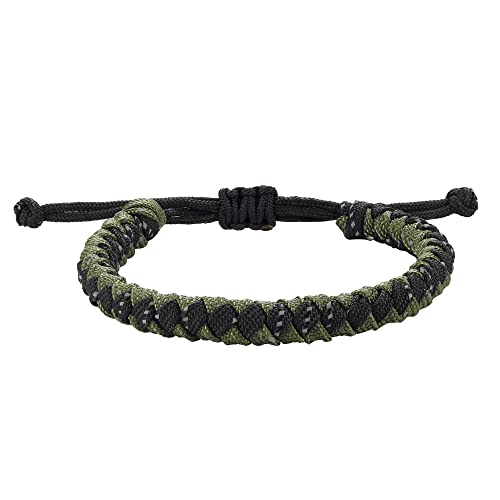 JENDEAR SHINE Paracord Armband für Herren, Handgewebtes, Verstellbares, Wasserdichtes Seilarmband zum Segeln, Surfen, Outdoor Wandern von JENDEAR SHINE