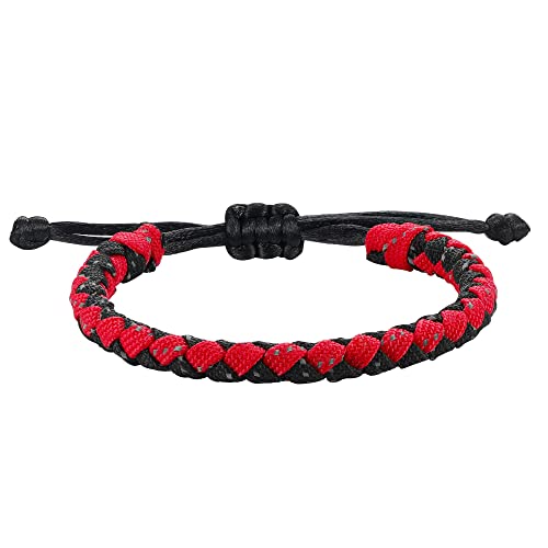 JENDEAR SHINE Paracord Armband für Herren, Handgewebtes, Verstellbares, Wasserdichtes Seilarmband zum Segeln, Surfen, Outdoor Wandern JENDEAR SHINE Paracord Armband für Herren, Handgewebtes, Verstellbares, Wasserdichtes Seilarmband zum Segeln, Surfen, Outdoor Wandern von JENDEAR SHINE