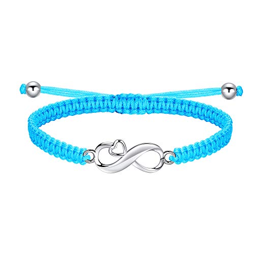 JENDEAR SHINE Unendlichkeit Armband Damen 925 Sterling Silber Infinity Geflochtenes Seil Armband Muttertag Geburtstags Weihnachten Geschenk für Sie Frauen Freundin Mama JENDEAR SHINE Unendlichkeit Armband Damen 925 Sterling Silber Infinity Geflochtenes Seil Armband Muttertag Geburtstags Weihnachten Geschenk für Sie Frauen Freundin Mama von JENDEAR SHINE