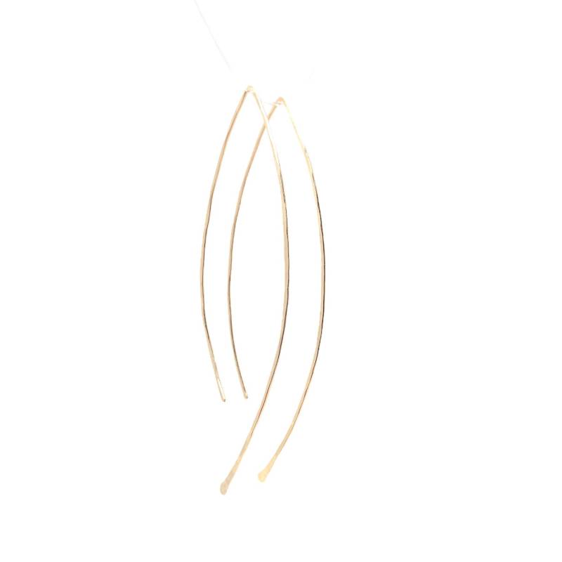 Gehämmerte Wishbone-Ohrringe - Gold Fill, Rosegold Fill Oder Sterlingsilber Leichte Zierliche Wishbone-Tropfen Handgemachtes Geschenk Gehämmerte Wishbone-Ohrringe - Gold Fill, Rosegold Fill Oder Sterlingsilber Leichte Zierliche Wishbone-Tropfen Handgemachtes Geschenk von JENNYandJUDE