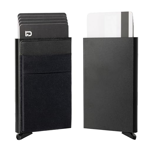 JENOSSCOM Excel Parent ASIN, Schwarz, Trifold Smart Wallet von JENOSSCOM