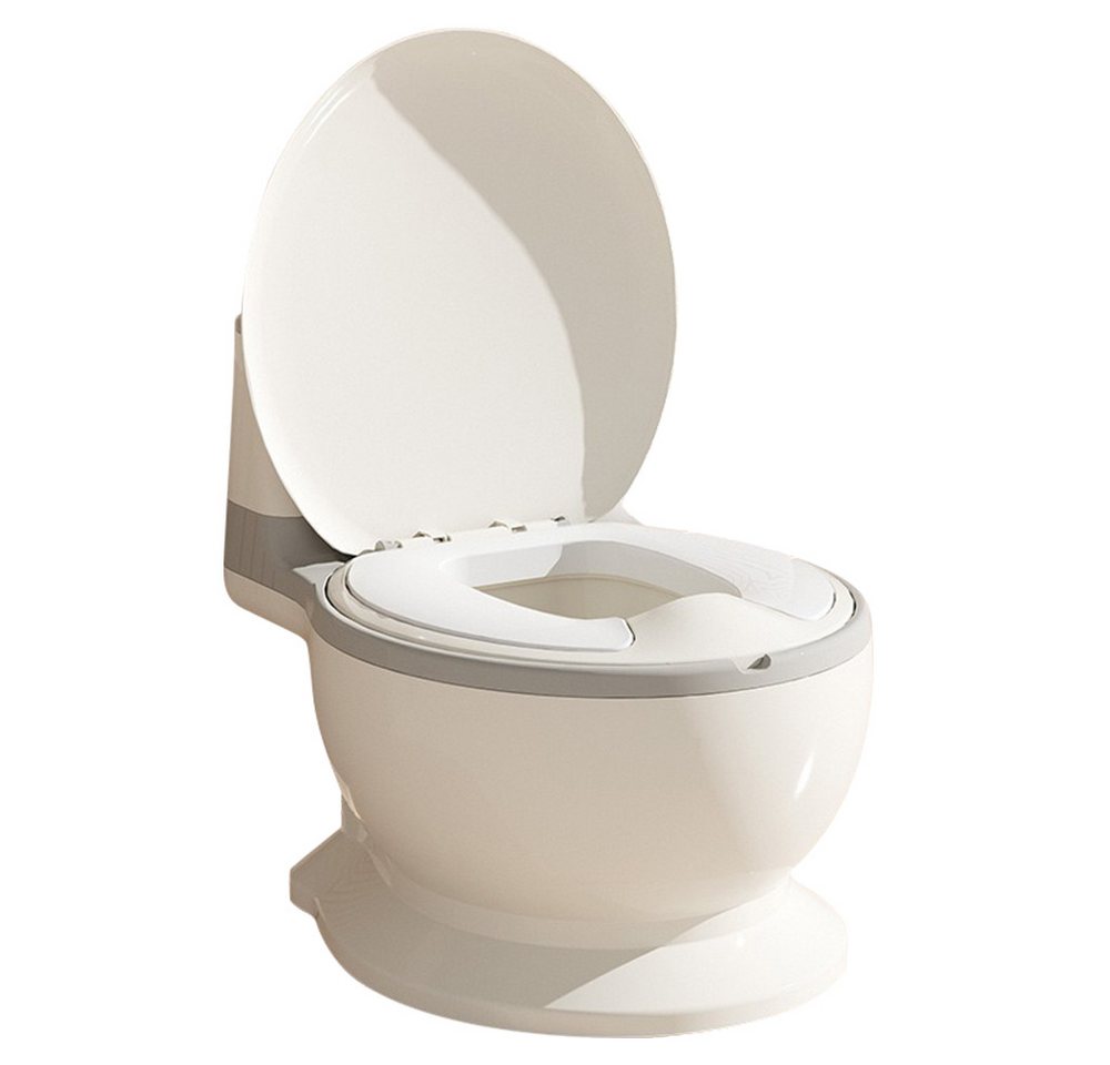 JEOBEST Toilettentrainer Töpfchen für Kinder mit Spülsound und Toilettenpapierhalter, Spritzschutz Simulation Töpfchentraining für Kleinkinder ab 1-3 JEOBEST Toilettentrainer Töpfchen für Kinder mit Spülsound und Toilettenpapierhalter, Spritzschutz Simulation Töpfchentraining für Kleinkinder ab 1-3 von JEOBEST