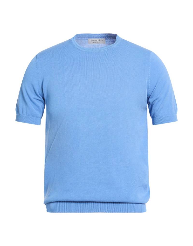 JEORDIE'S Pullover Herren Azurblau von JEORDIE'S