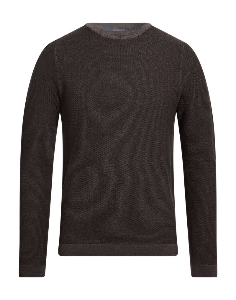 JEORDIE'S Pullover Herren Schokobraun von JEORDIE'S