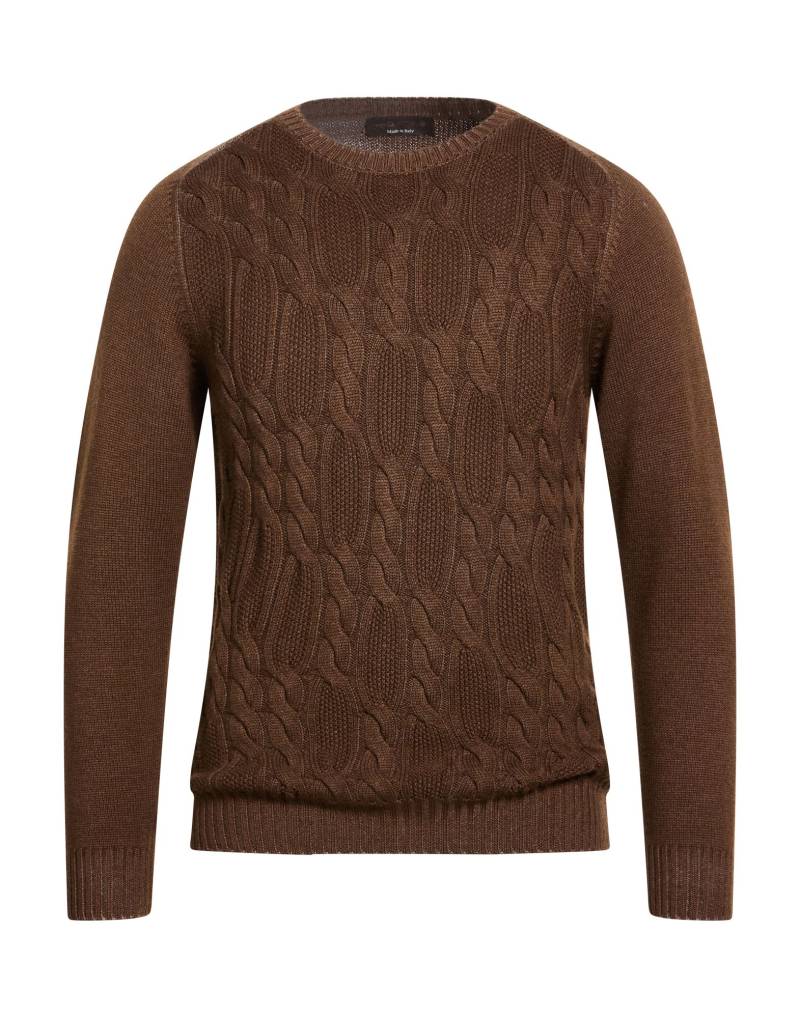 JEORDIE'S Pullover Herren Schokobraun von JEORDIE'S