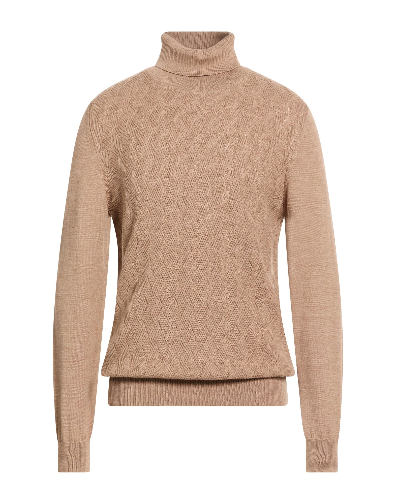 JEORDIE'S Rollkragenpullover Herren Hellbraun von JEORDIE'S