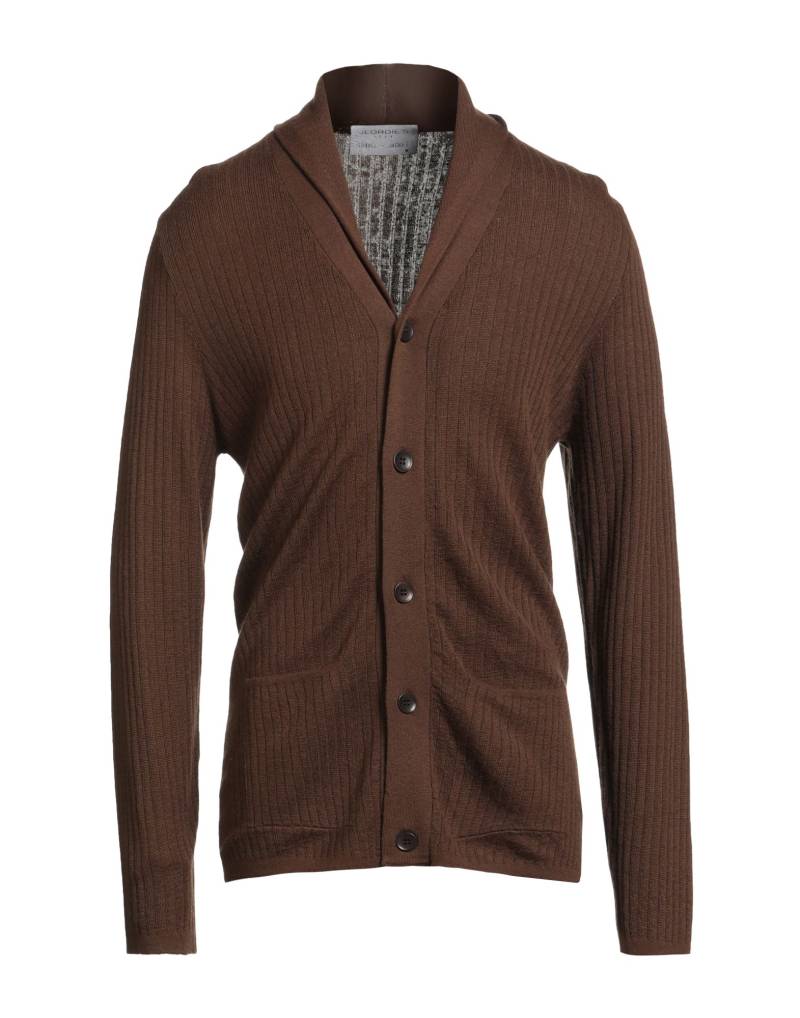 JEORDIE'S Strickjacke Herren Braun von JEORDIE'S