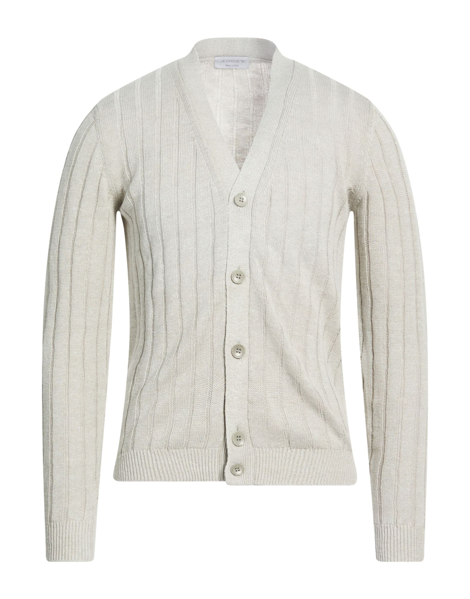 JEORDIE'S Strickjacke Herren Hellgrau von JEORDIE'S