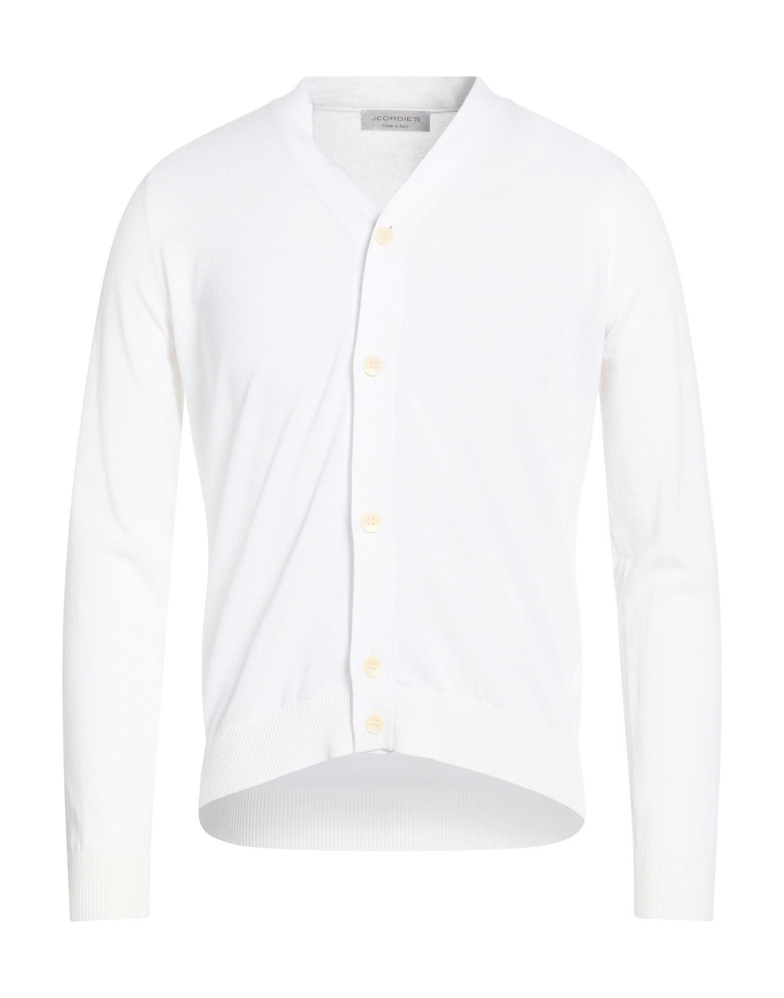 JEORDIE'S Strickjacke Herren Weiß von JEORDIE'S