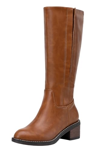 Jeossy Damen 9661 Kniehohe Stiefel, modische Reitstiefel mit Reißverschluss innen und seitlichem verstecktem Gummiband, Side Elastic-9661-camel, 39.5 EU Jeossy Damen 9661 Kniehohe Stiefel, modische Reitstiefel mit Reißverschluss innen und seitlichem verstecktem Gummiband, Side Elastic-9661-camel, 39.5 EU von JEOSSY