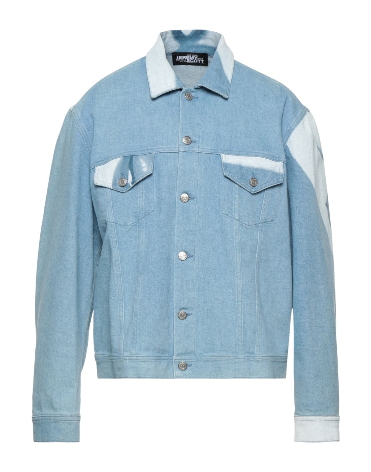 JEREMY SCOTT Jeansjacke/-mantel Herren Blau von JEREMY SCOTT