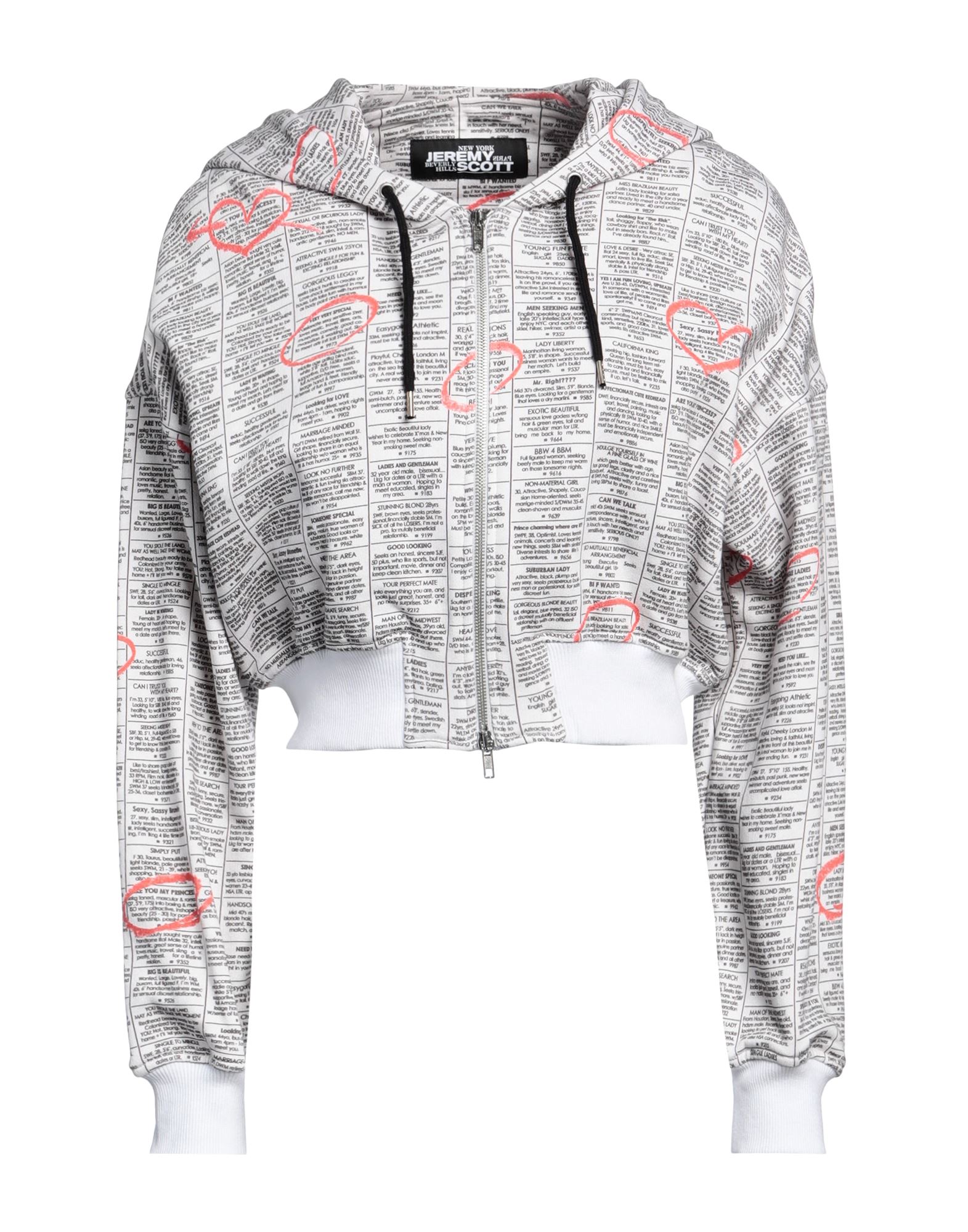 JEREMY SCOTT Sweatshirt Damen Weiß von JEREMY SCOTT