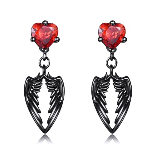 Engelsflügel-Ohrringe aus 925 Sterling Silber, hängende Ohrringe, Geburtstags- und Muttertagsgeschenke, Engelsflügel Schmuck für Frauen. von JERWLI