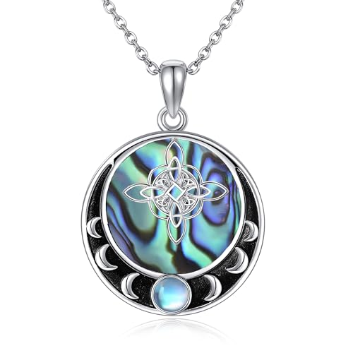 JERWLI Hexe Knoten Halskette 925 Sterling Silber Hexe Knoten Kette Anhänger Schmuck Geschenke für Frauen Mädchen JERWLI Hexe Knoten Halskette 925 Sterling Silber Hexe Knoten Kette Anhänger Schmuck Geschenke für Frauen Mädchen von JERWLI