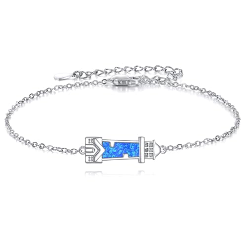 JERWLI Leuchtturm-Geschenke für Frauen 925er Sterlingsilber Leuchtturm-Armband Schmuck Geschenke für Verliebte von JERWLI