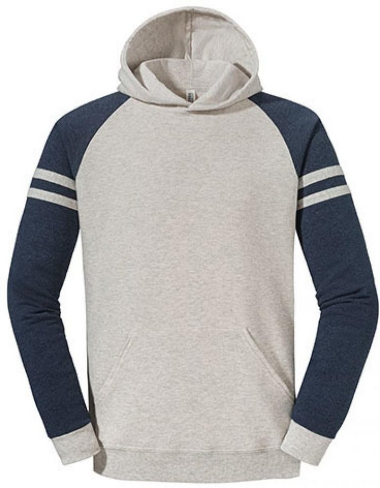 JERZEES Kapuzenpullover Nublend® Varsity Colour-Block Hooded Sweatshirt Kapuzenpulli von JERZEES