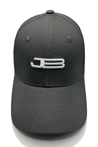 JESBRON Baseball Cap Herren Cap Basecap Kappe Hut Outdor Baseballkappe Caps Männer Damen Cap Baumwolle Sonnenmütze (DE/NL/SE/PL, Alphanumerisch, Einheitsgröße, Standard, Grau) von JESBRON
