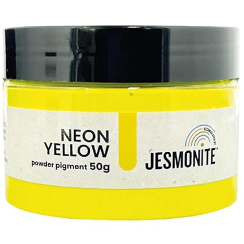 Jesmonite Pigment in Pulverform, Neonfarben, 50 g, Gelb von JESMONITE