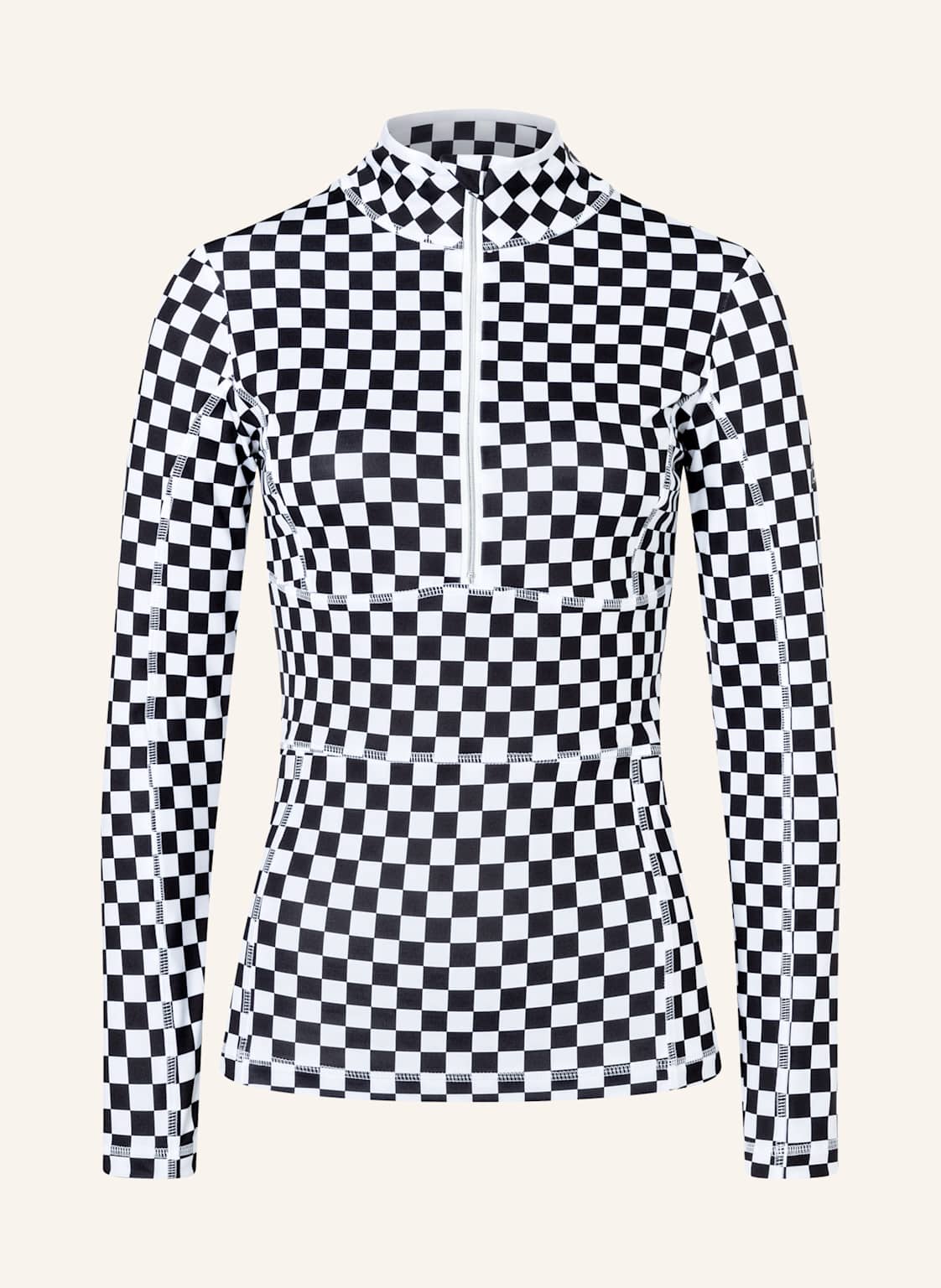 Jet Set Langarm Zip Ginger schwarz von JET SET