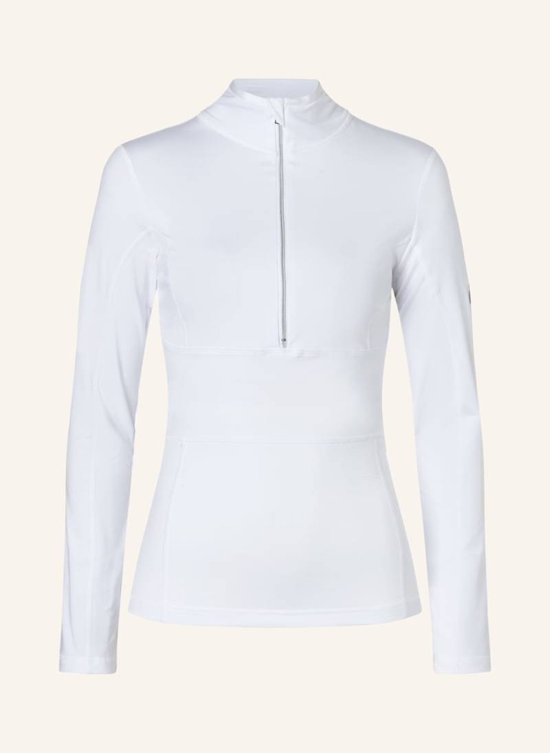 Jet Set Langarm Zip Hemd Ginger weiss von JET SET