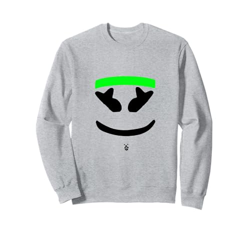 Lustiges Marshmallow-Gesicht mit grünem Schweißband Sweatshirt Lustiges Marshmallow-Gesicht mit grünem Schweißband Sweatshirt von JETC33