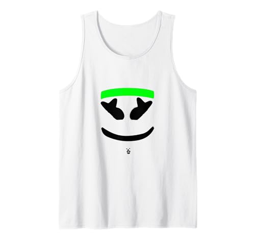 Lustiges Marshmallow-Gesicht mit grünem Schweißband Tank Top Lustiges Marshmallow-Gesicht mit grünem Schweißband Tank Top von JETC33