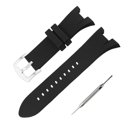 JETHENG Herren-Gummiarmband, Ersatz für Armani Exchange AX-Serie AX1040 AX1041 AX1042 AX1050 AX1067 AX1068 AX1070 AX1084 AX1089 AX1090 AX1106 von JETHENG