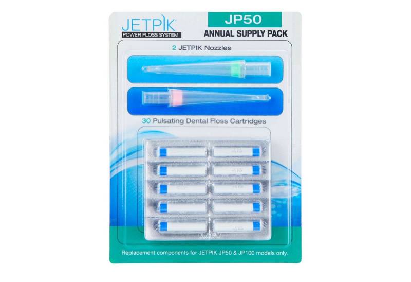 JETPIK Elektrische Zahnbürste JP 50Jahresvorratspackung, Düsenaufsätze und Zahnseidenpatronen JETPIK Elektrische Zahnbürste JP 50Jahresvorratspackung, Düsenaufsätze und Zahnseidenpatronen von JETPIK