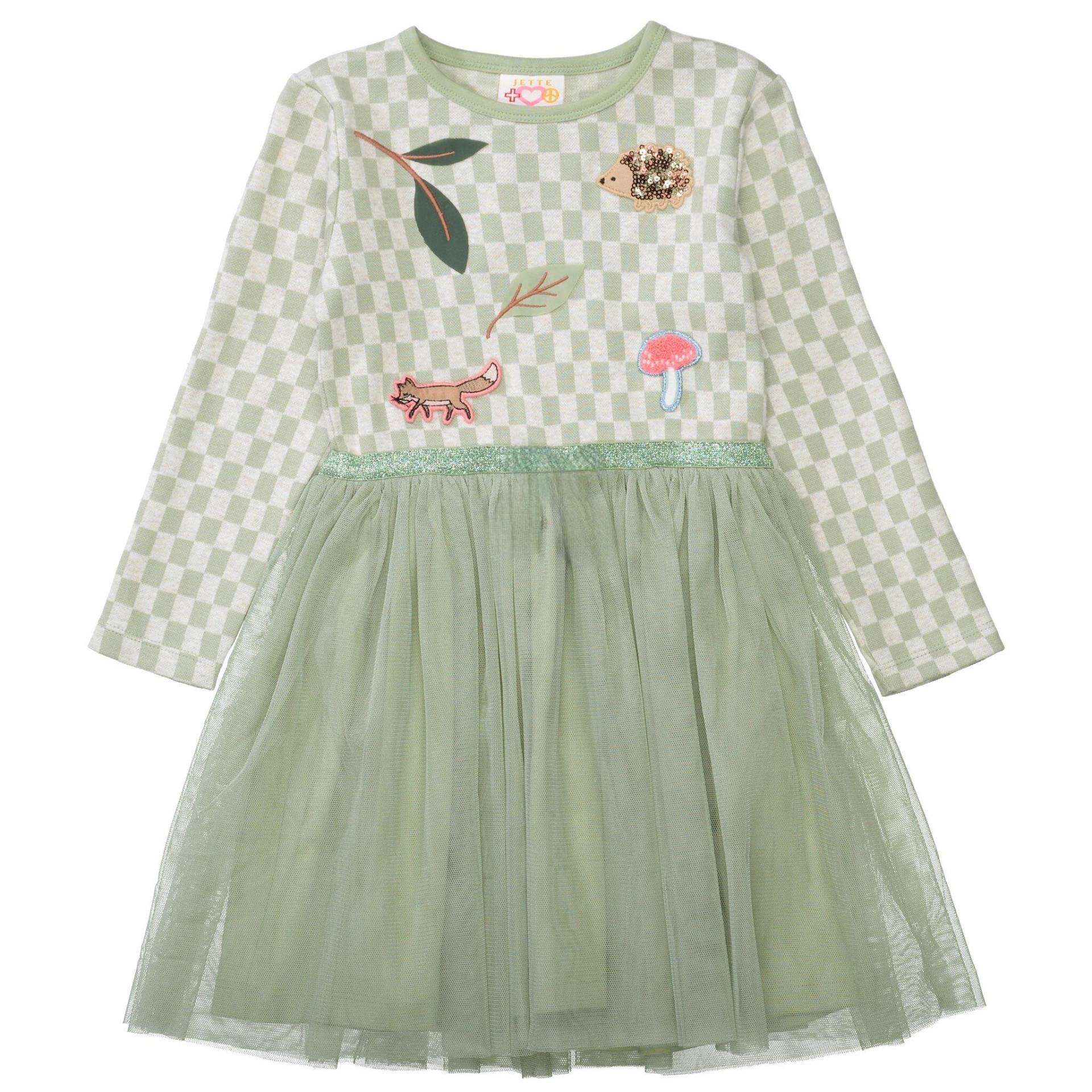 JETTE by STACCATO - Kleid foam green check von JETTE by STACCATO