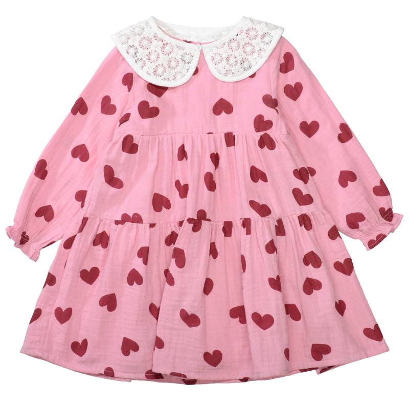 JETTE by STACCATO - Kleid mit Kragen rosebloom aop von JETTE by STACCATO