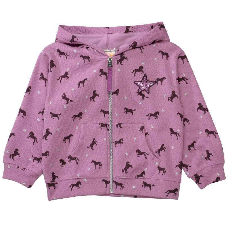 JETTE by STACCATO - Sweatjacke purple aop von JETTE by STACCATO