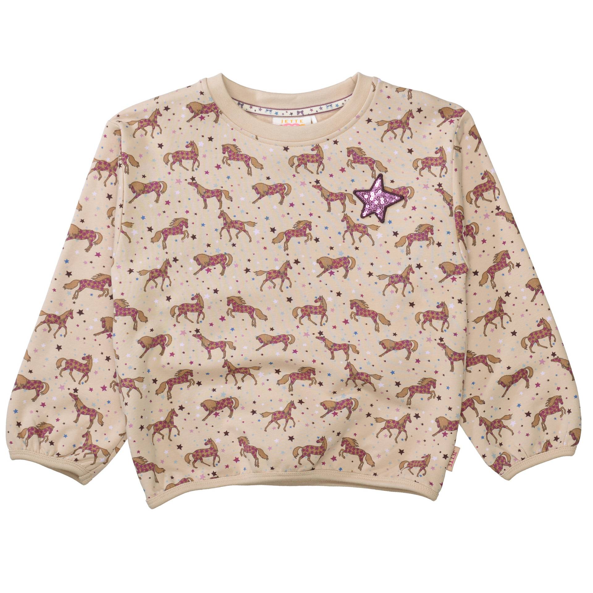 JETTE by STACCATO - Sweatshirt almond cream aop von JETTE by STACCATO