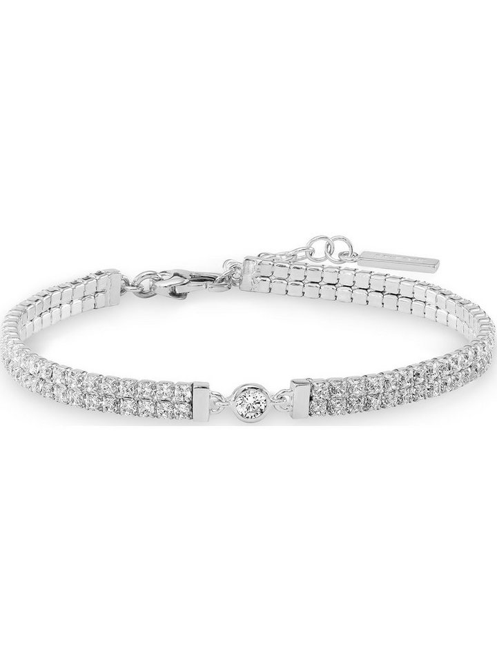 JETTE Armband JETTE Damen-Armband 925er Silber 123 Zirkonia, CASCADE von JETTE