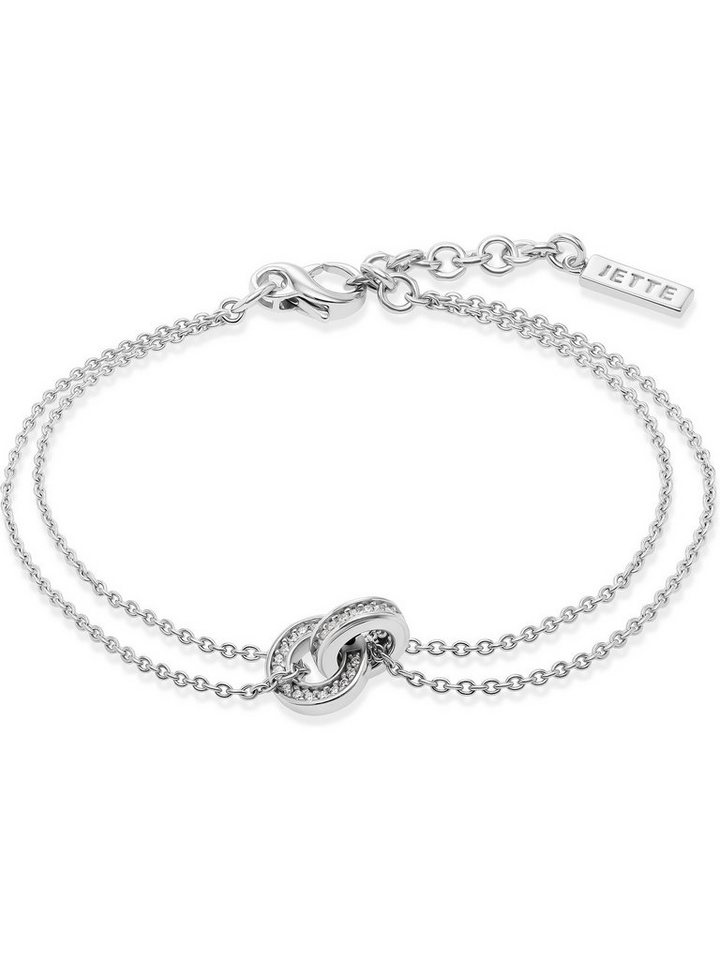 JETTE Armband JETTE Damen-Armband 925er Silber 27 Zirkonia, Damenschmuck von JETTE