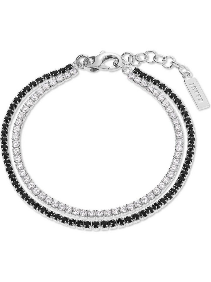 JETTE Armband JETTE Damen-Armband 925er Silber Zirkonia, OPPOSITE von JETTE