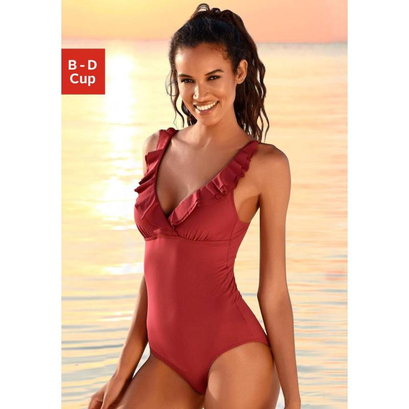 JETTE Badeanzug Damen rostrot Gr.42 Cup B von JETTE