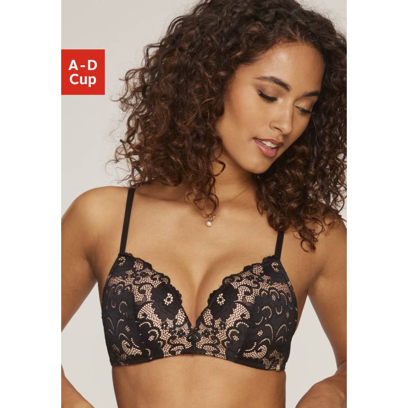 JETTE Bralette-BH Damen schwarz-karamell Gr.80D von JETTE