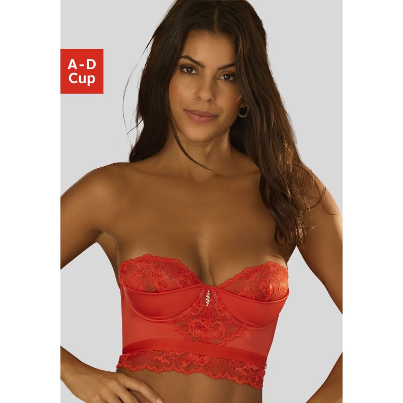 JETTE Corsage Damen rot Gr.70 Cup C von JETTE