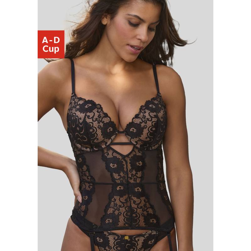 JETTE Corsage Damen schwarz-karamell Gr.80 Cup C von JETTE