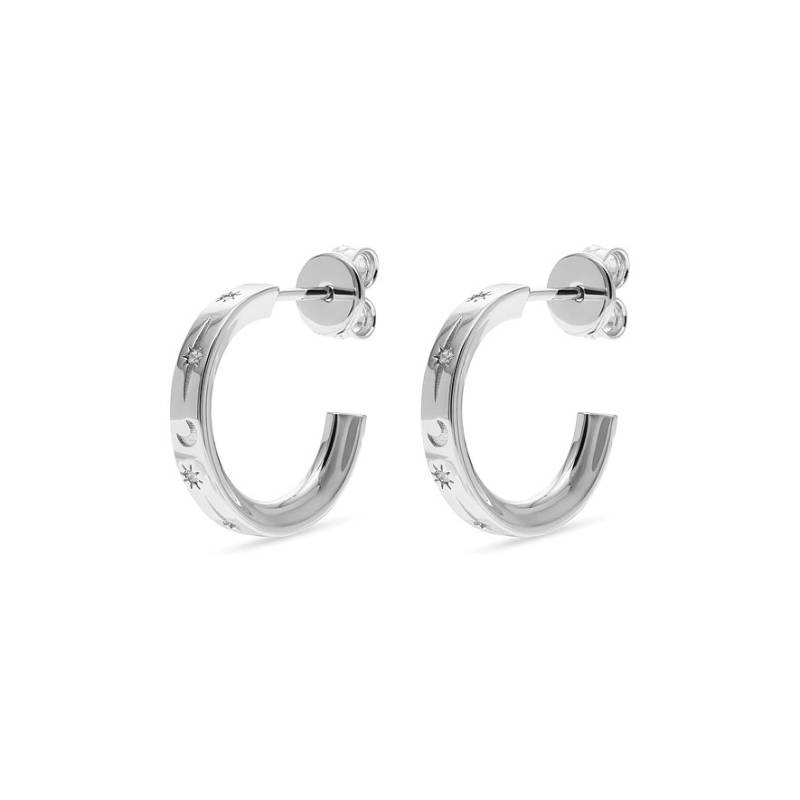 JETTE Creolen STARDUST 89193500 925er Silber, recycelt von JETTE