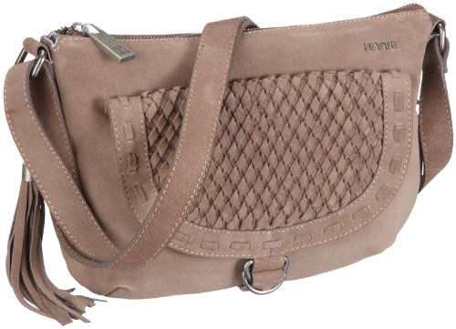 JETTE Cross Bag 03/12/13563-930 Damen Schultertaschen, Beige (taupe), 28x23x5 cm (B x H x T) von JETTE