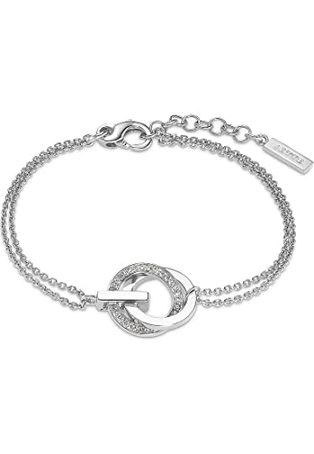 JETTE Damen-Armband 925er Silber 30 Zirkonia One Size, Silber 32018222 von JETTE