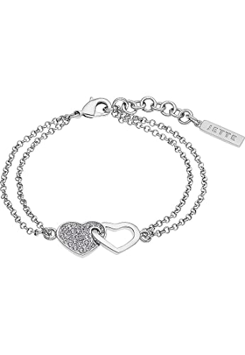 JETTE Damen-Armband 925er Silber rhodiniert 33 Zirkonia One Size, Silber 87369072 von JETTE