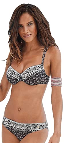 JETTE Damen Bügel Bikini (38 / B, Black Print) von JETTE