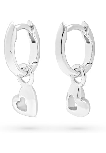 JETTE Damen-Creolen 925er Silber, recycelt One Size, Silber 32027879 von JETTE