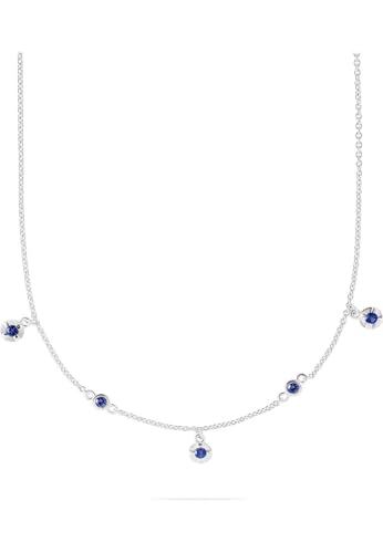 JETTE Damen-Kette 925er Silber, recycelt 5 Farbstein One Size, Silber 32027821 von JETTE