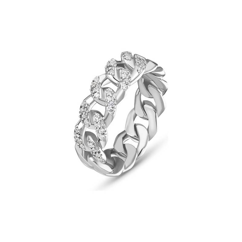 JETTE Damenring GLITTER CHAIN 88335937 925er Silber von JETTE