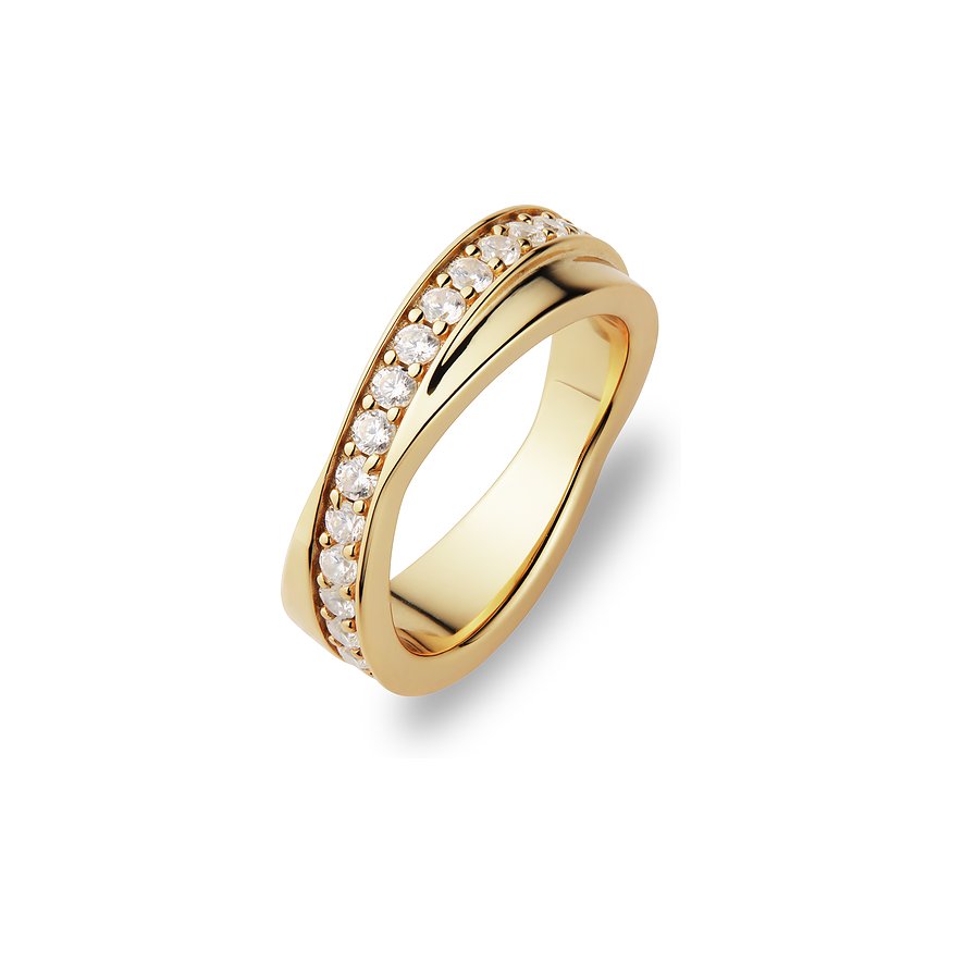 JETTE Damenring WRAPPED 89217393 925er Silber, recycelt von JETTE