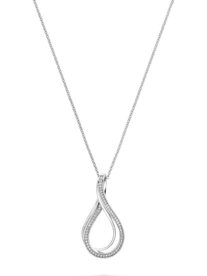 JETTE Silberkette JETTE Damen-Kette 925er Silber 59 Zirkonia von JETTE